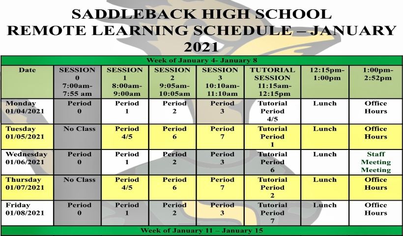 Saddleback High School / Overview